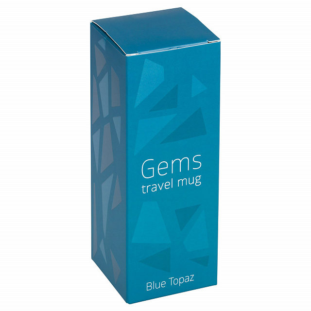 Термостакан Gems Blue Topaz, синий топаз