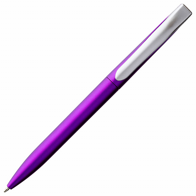 Ручка шариковая Pin Silver, розовый металлик