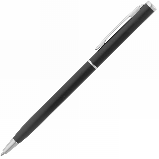 Ручка шариковая Hotel Chrome, ver.2, матовая черная