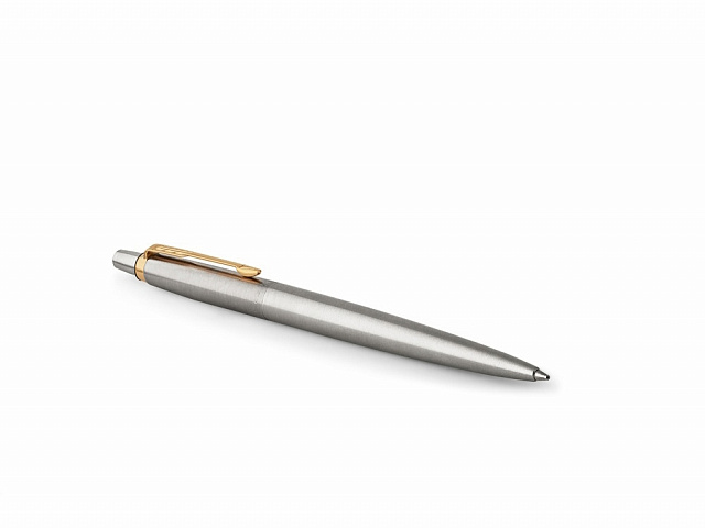 Ручка гелевая Parker Jotter Core, серебристый, золотистый